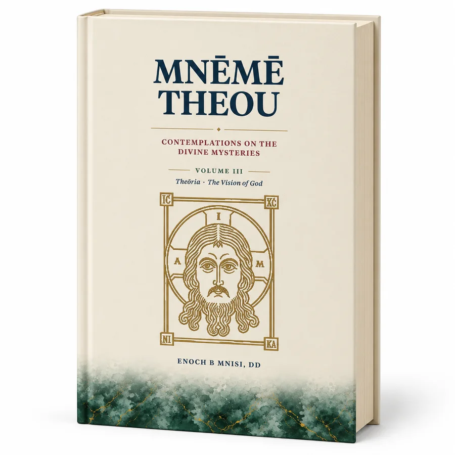 Mnēmē Theou, Volume III, Theōria: The Vision of God, hardcover with green pigment
